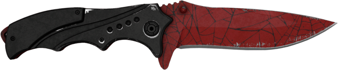 ★ StatTrak™ 流浪者匕首 | 深红之网 (破损不堪)