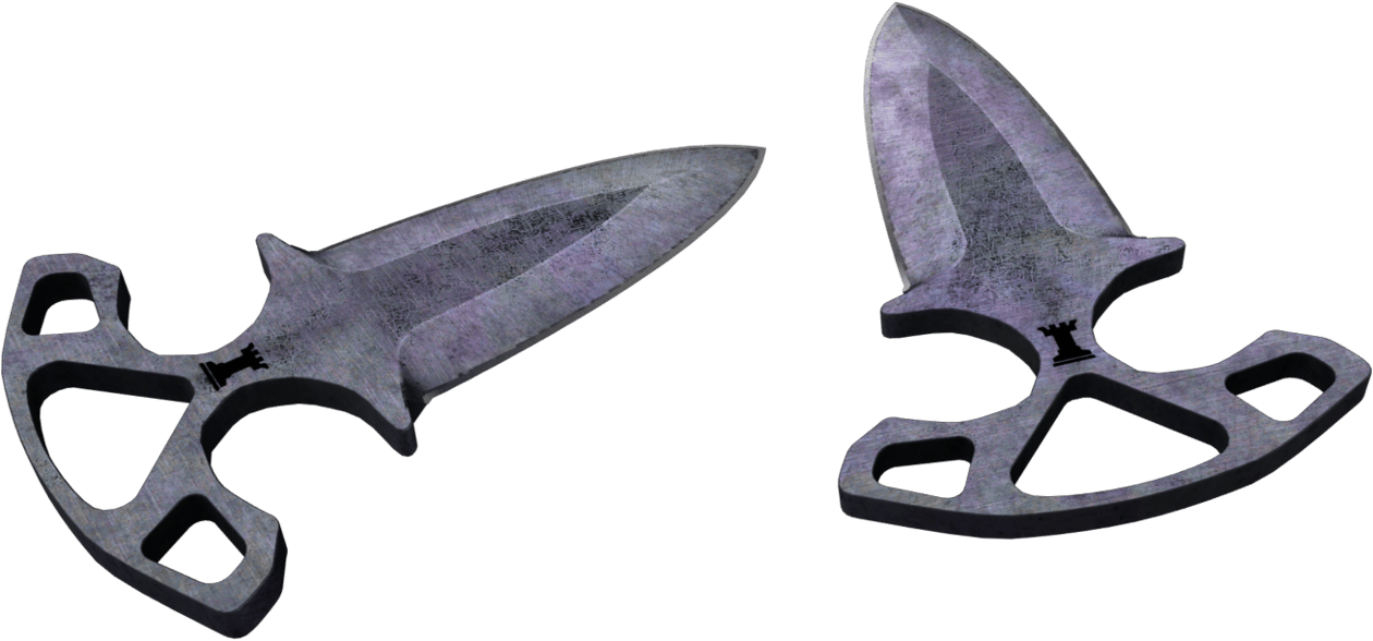 Preview image 2 of ★ Shadow Daggers | Blue Steel (Well-worn)