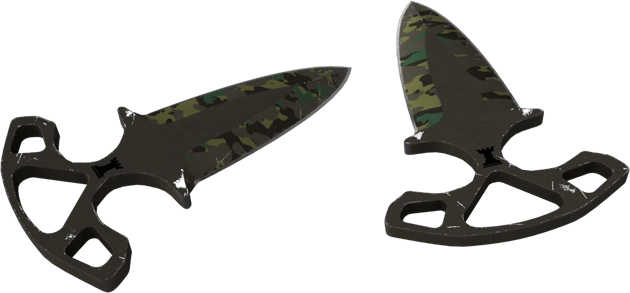 ★ StatTrak™ มีดชาโดว์ดักเกอร์ | Boreal Forest (มีรอยถลอกอย่างมาก)