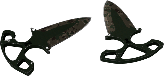 ★ StatTrak™ シャドウダガー | Forest DDPAT (かなり摩耗)