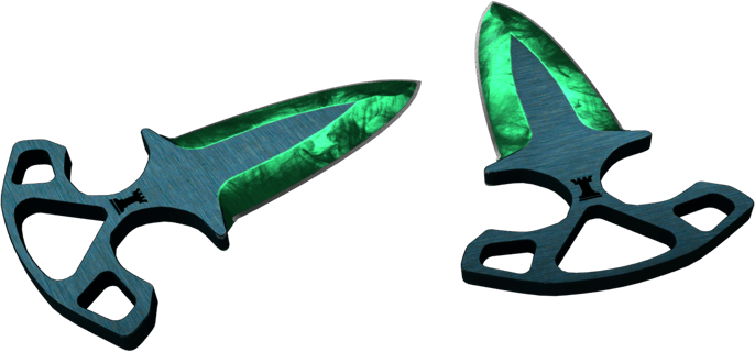 ★ 暗影匕首 | 伽傌都卜勒 祖母綠 (輕微磨損)