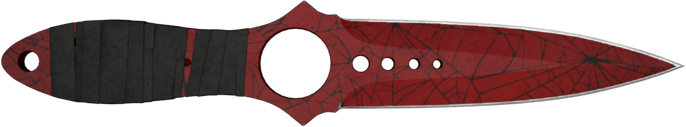 ★ StatTrak™ 骷髅匕首 | 深红之网 (战痕累累)