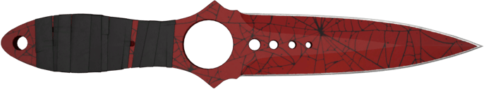 ★ StatTrak™ Nóż szkieletowy | Szkarłatna sieć (prosto z fabryki)