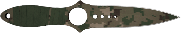 ★ Skeleton Knife | Forest DDPAT (Battle-Scarred)