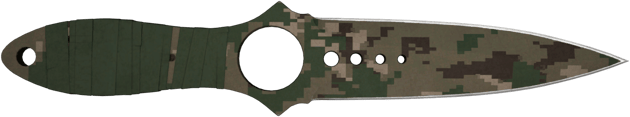 ★ Skeleton Knife | Forest DDPAT (Well-Worn)