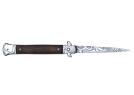 Stiletto Knife | Damascus Steel image