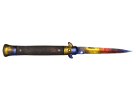 Stiletto Knife | Marble Fade image