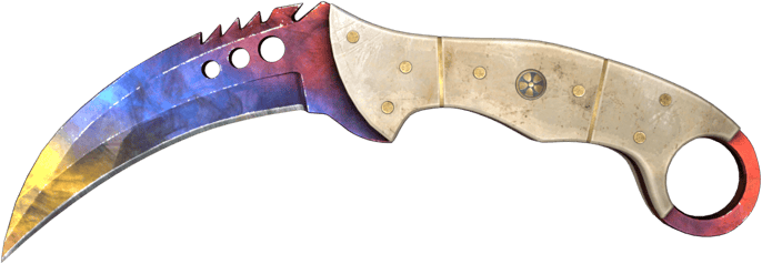★ StatTrak™ มีดทาลอน | Marble Fade (มีรอยถลอกเล็กน้อย)