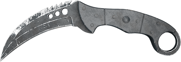 ★ StatTrak™ 탈론 칼 | 검은색 줄무늬 (꽤 닳은)