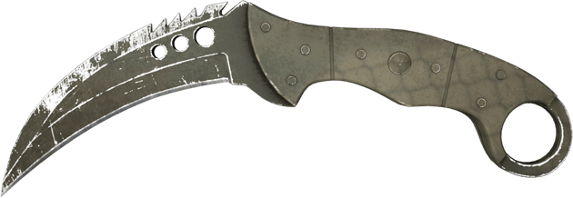 ★ StatTrak™ Cuchillo talón | Malla de safari (Bastante desgastado)