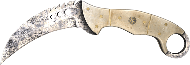 ★ StatTrak™ Talon-Messer | Gefleckt (Kampfspuren)