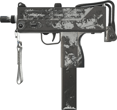 MAC-10 | Snow Splash (Battle-Scarred)