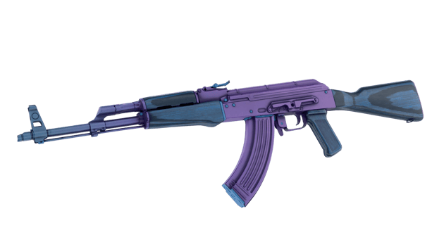 Preview image 2 of AK-47 | Midnight Laminate (Factory New)