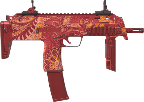 Preview image 2 of MP7 | Coral Paisley (Field-Tested)