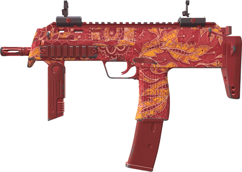 Preview image 1 of MP7 | Coral Paisley (Field-Tested)