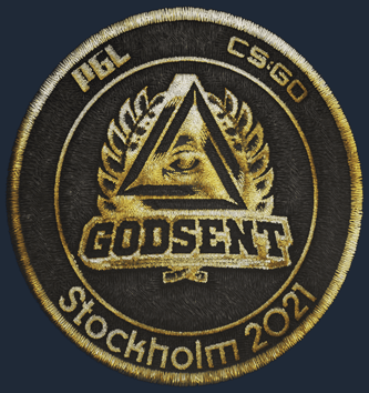Phù hiệu | GODSENT (Vàng) | Stockholm 2021