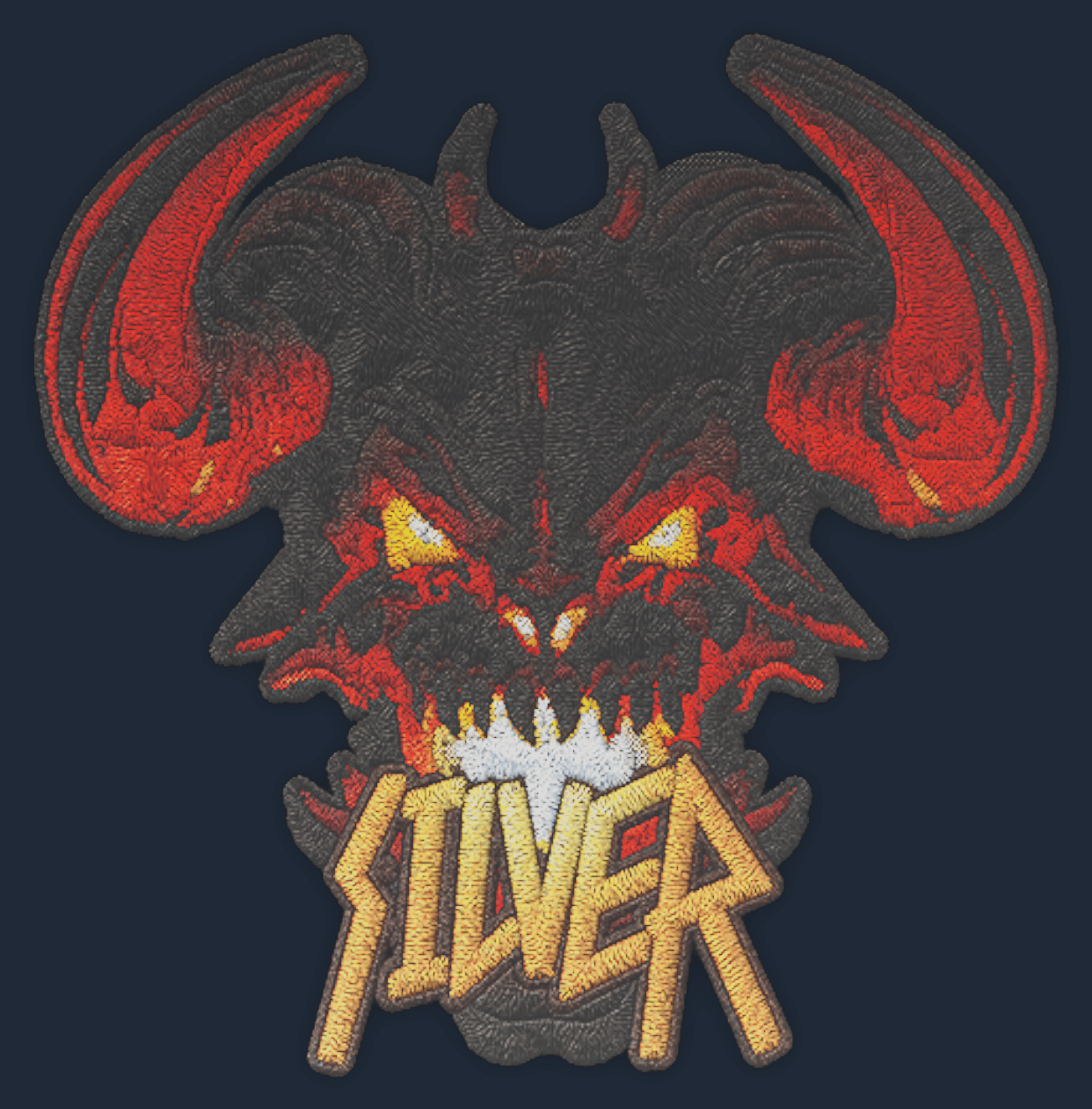 Patch | Metal Silver Demon