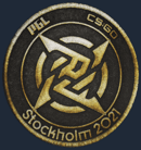 Patch | Ninjas in Pyjamas (Gold) | Stockholm 2021 image