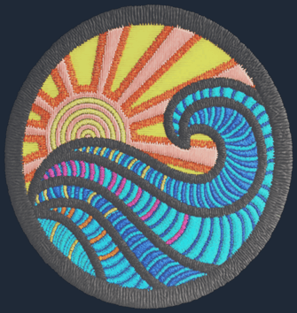 パッチ | Sunset Wave