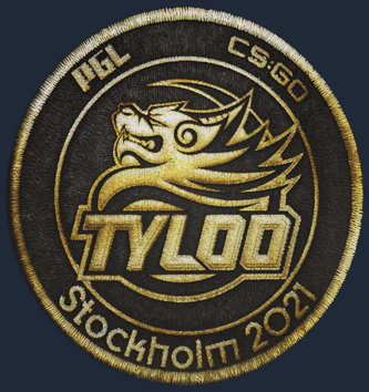 パッチ | Tyloo (ゴールド) | Stockholm 2021