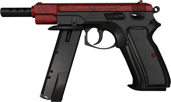 StatTrak™ CZ75-Auto | Purpurnes Netz (Fabrikneu)