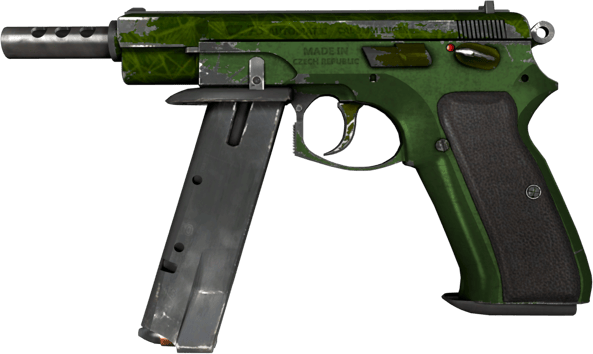 CZ75-Auto | Emerald Quartz (Well-Worn)