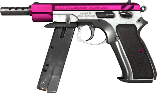 CZ75-Auto | Le fuchsia, c'est ça ! (Très peu usée)