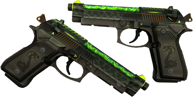 StatTrak™ Dual Berettas | Cobra Strike (Testato sul campo)