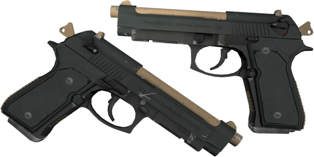 Souvenir Dual Berettas | 雇佣兵 (久经沙场)