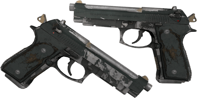 Souvenir Dual Berettas | Contractor (かなり摩耗)