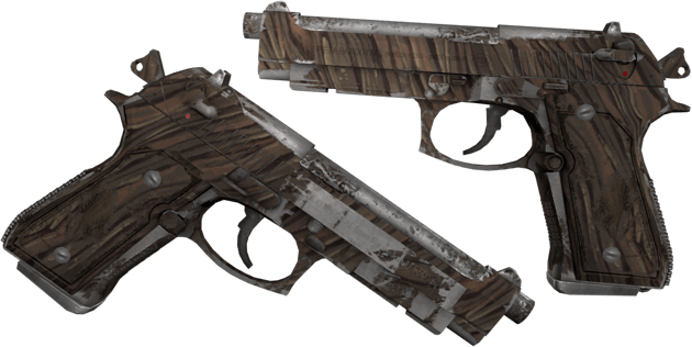 Souvenir Dual Berettas | 浮木 (破损不堪)