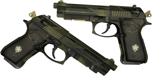 Dual Berettas | 报应 (略有磨损)