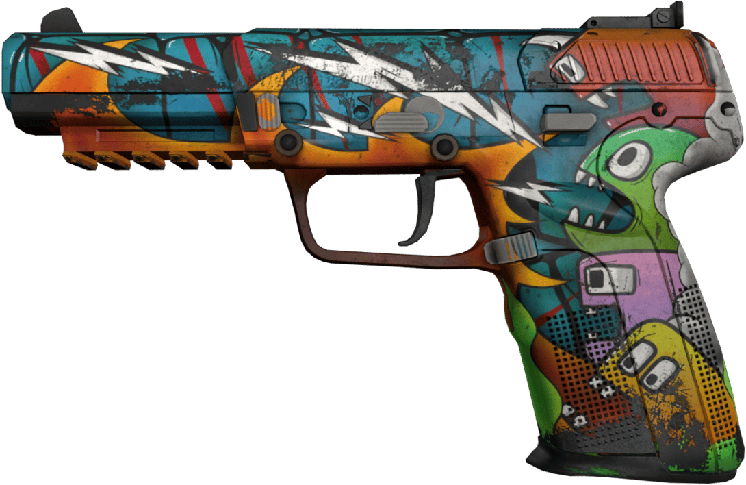 Preview image 2 of StatTrak™ Five-seveN | Masa enfurecida (Deplorable)
