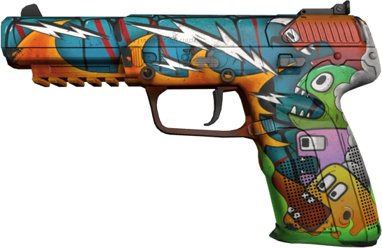 StatTrak™ Five-SeveN | Angry Mob (Testato sul campo)