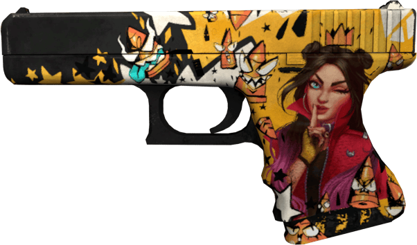 StatTrak™ Glock-18 | Bullet Queen (WW - Khá mòn)