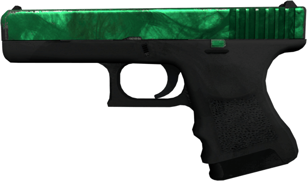 Glock-18 | Gamma Doppler Emerald (Well-Worn)