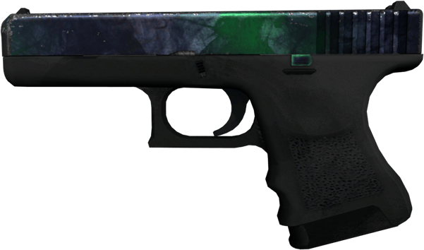 Glock-18 | Gamma Doppler Phase 1 (ถลอกปอกเปิกจากการรบ)