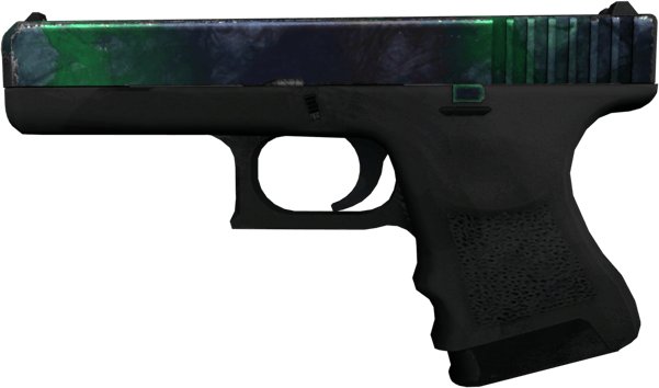 Glock-18 | Gamma Doppler Phase 1 (Com Muito Uso)
