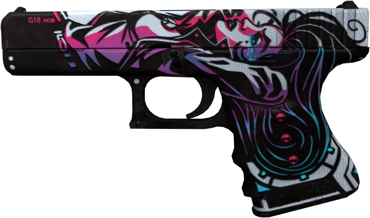 Preview image 2 of StatTrak™ Glock-18 | Neo-Noir (Field-tested)