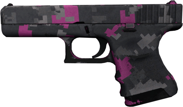 Glock-18 | Rosa DDPAT (Abgenutzt)