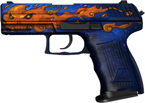 P2000 | Fire Elemental (Well-Worn)