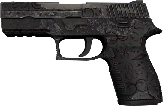 P250 | 검은색 세공 (전투로 닳고 닳은)