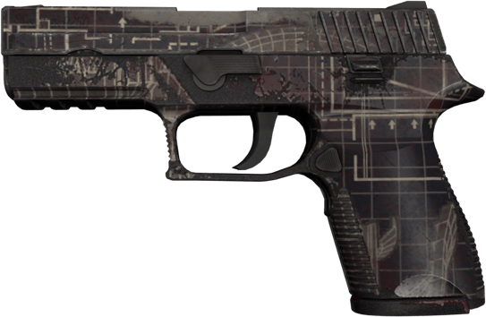 Souvenir P250 | 設施紅稿 (重度磨損)