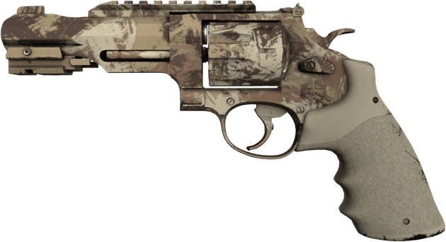 Souvenir R8 Revolver | Pinceladas del desierto (Algo desgastado)