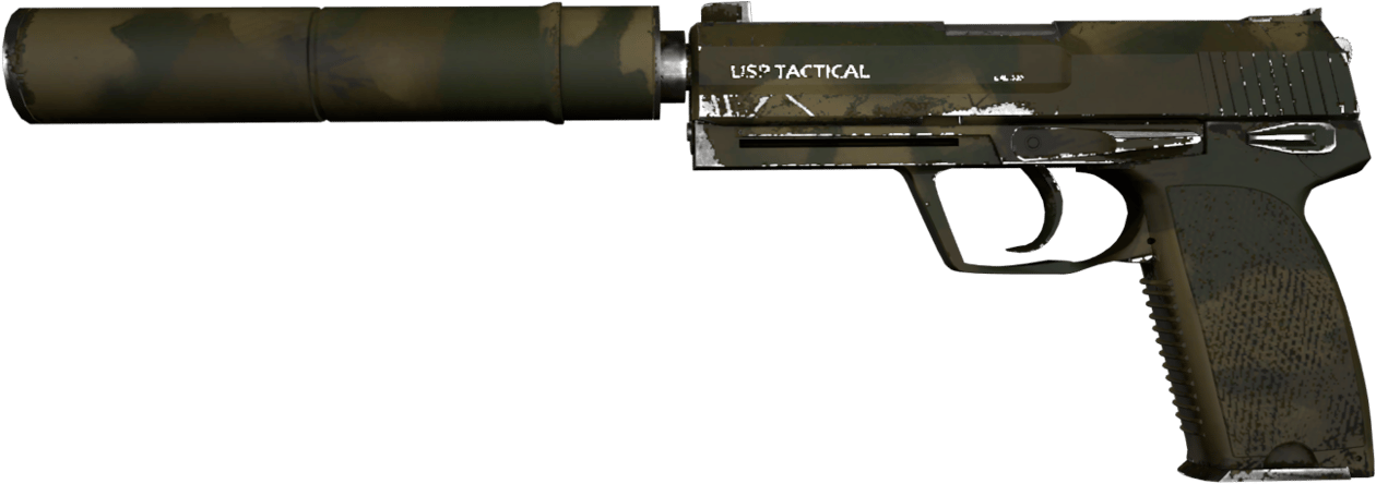 Preview image 1 of USP-S | Waldlaub (Einsatzerprobt)