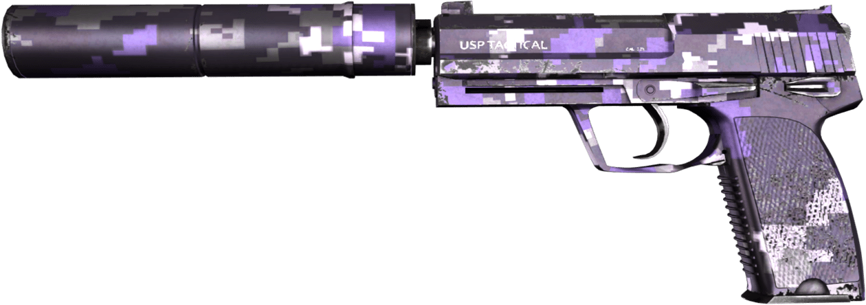Preview image 2 of USP-S | Fioletowy DDPAT (Po testach bojowych)