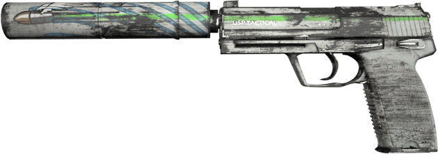 Souvenir USP-S | 탄알 궤적 (꽤 닳은)