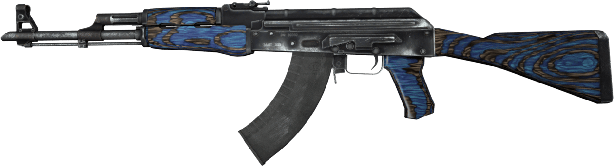 Preview image 1 of StatTrak™ AK-47 | Blue Laminate (Usura minima)