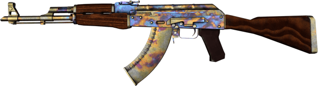 StatTrak™ AK-47 | Case Hardened (Well-Worn)