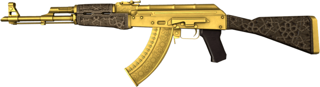 Souvenir AK-47 | Złota arabeska (lekkie zużycie)